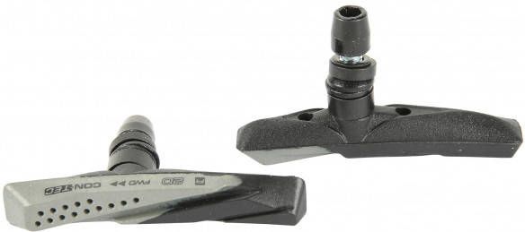 Contec Bremsschuh V Stop 2D for V Brakes Remblokjes mm, zwart/grijs