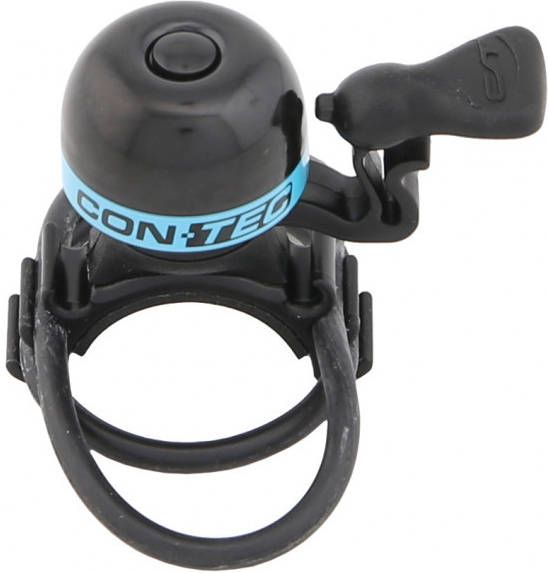 Contec Minifietsbel Mini Bing Fietsbel zwart/blauw