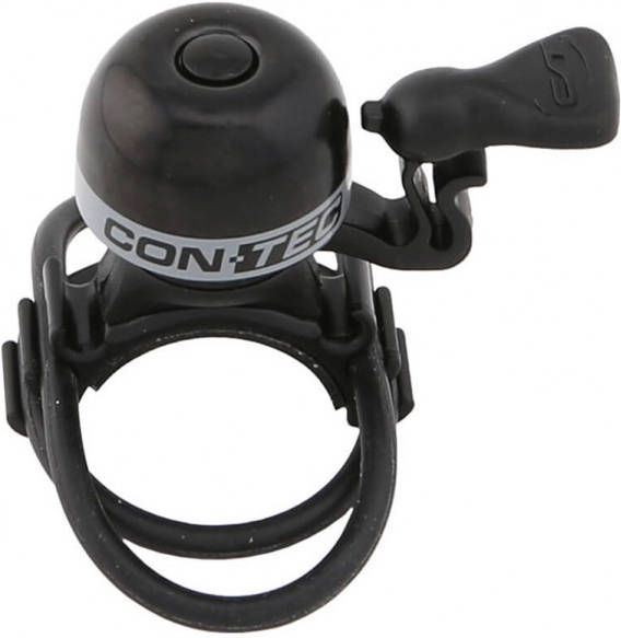 Contec Minifietsbel Mini Bing Fietsbel zwart/coolgrey