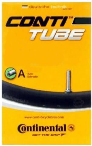 Continental Schlauch MTB 26''(AV40) Binnenband voor fiets maat 26'' x 1, 75'' 26'' x 2, 5'', zwart