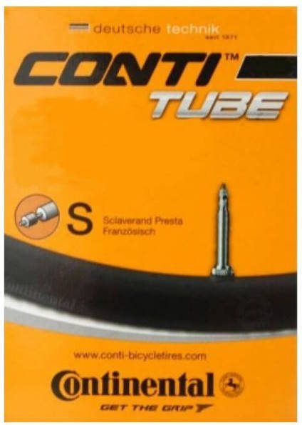 Continental Schlauch MTB 26''(SV42)Freeride Binnenband voor fiets maat 26'' x 2, 3'' 26'' x 2, 7'', zwart