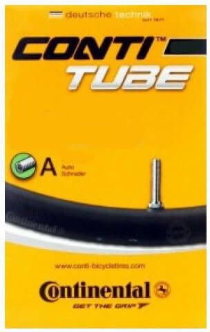 Continental Schlauch MTB 27, 5''(AV40) Binnenband voor fiets, 5'' x 1, 75'' 27, 5'' x 2, 4, zwart