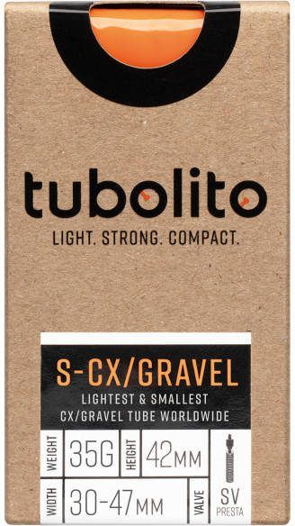 Tubolito S Tubo CX/Gravel All SV42 Binnenband voor fiets, oranje