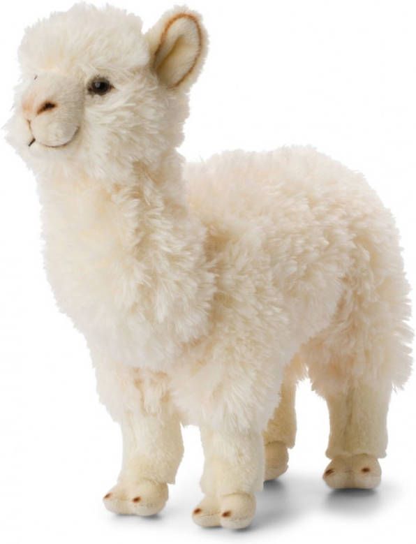 WNF Pluche Witte Alpaca/lama Knuffel 31 Cm Speelgoed Knuffeldier
