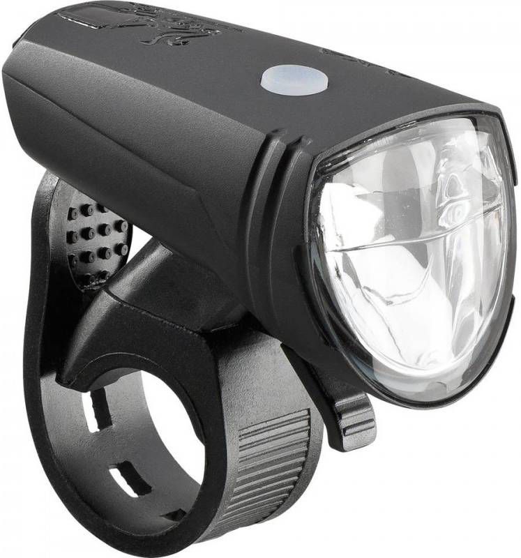 AXA LED Voorlicht Greenline USB Oplaadbaar 15 Lux Zwart