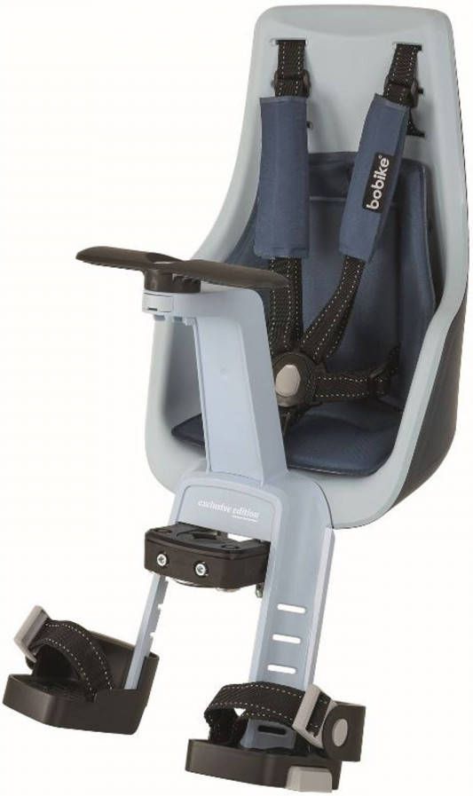 Bobike Mini Exclusive Plus Denim Deluxe Fietsstoeltje