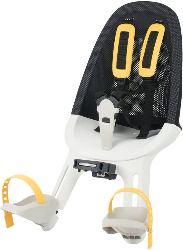 Qibbel Fietszitje Air Voor Junior Mesh Zwart/wit/geel