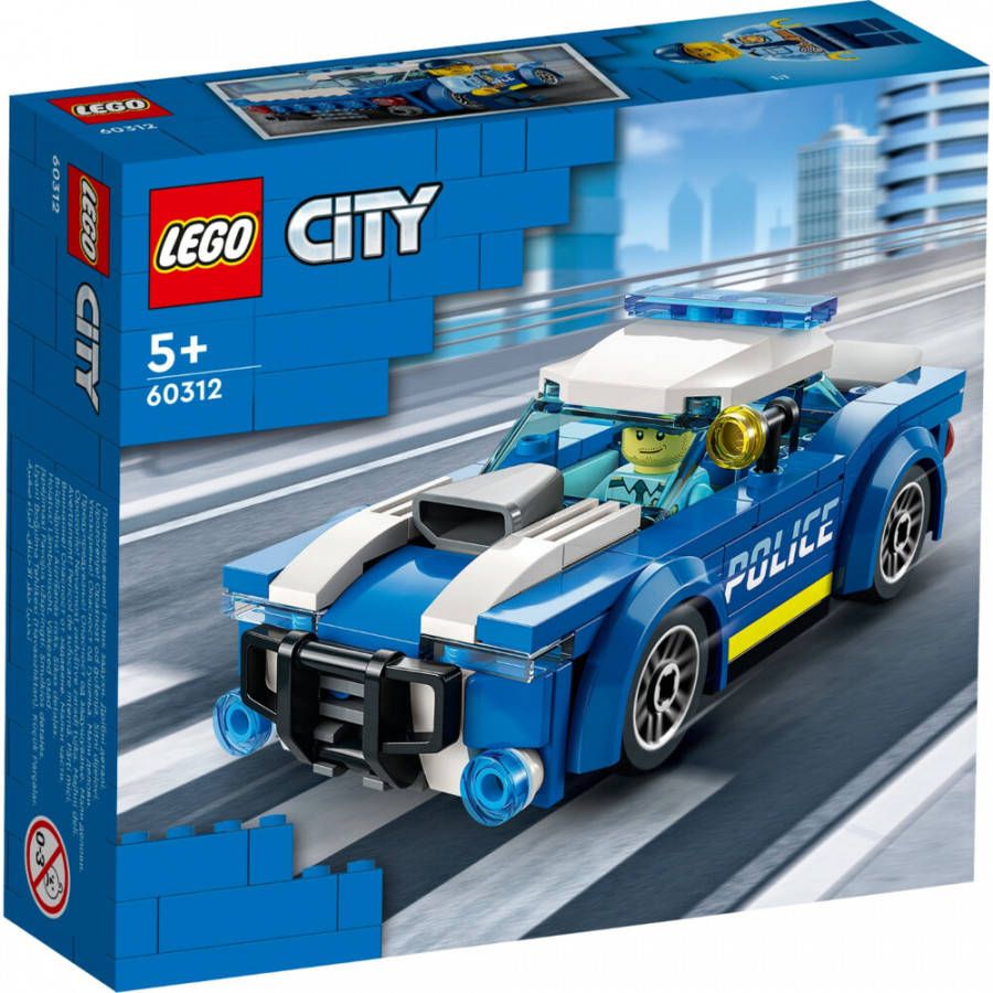 Lego 60312 City Politiewagen, Politie Speelgoed vanaf 5 Jaar met Minifiguur van Politieagent, Constructiespeelgoed, Cadeau idee