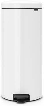 Brabantia Newicon Pedaalemmer 30 Liter Met Metalen Binnenemmer White