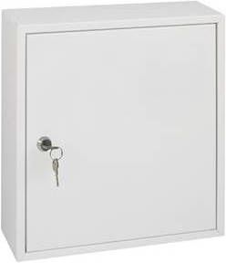 Practo Garden Brievenbus Inbouw Gelakt staal Wit 31x11x36 cm