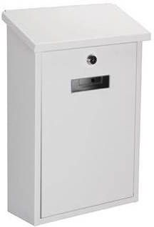 Merkloos Perel Rio Brievenbus Wit