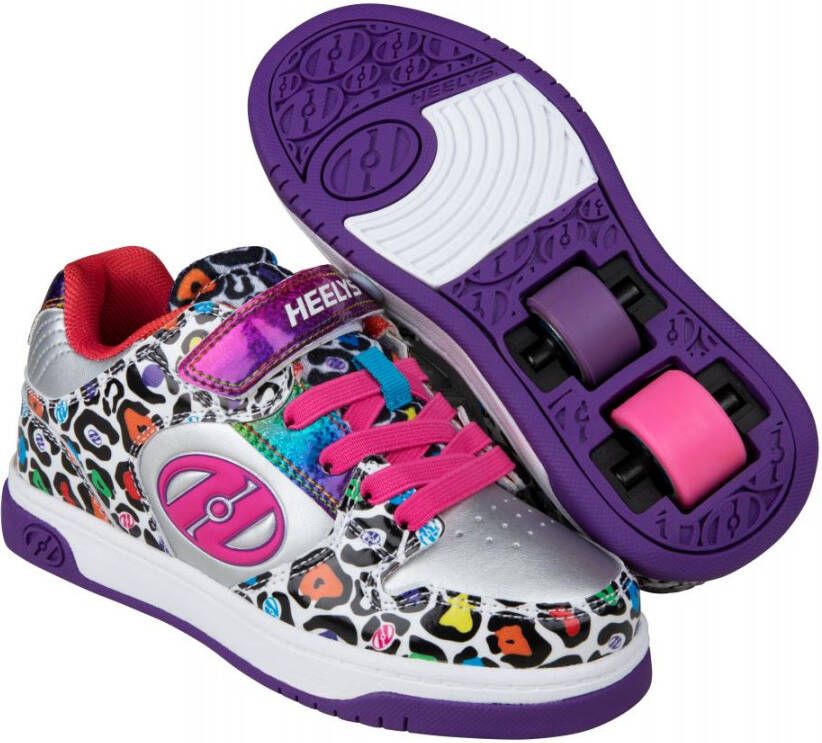 Heelys Cosmical X2 Silver/Purple/Rainbow Rolschoenen