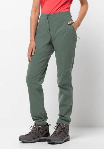 Jack Wolfskin Gradient Fietsbroek Dames Lichtgroen