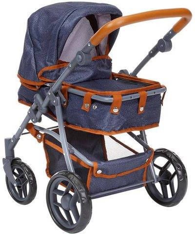 Knorrtoys knorr® speelgoed poppenwagen Juna donkerblauw