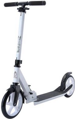 bikestar BLUE GORILLAZ opvouwbare kinderstep 205 mm Laag rider Wit