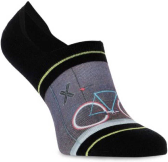 XPOOOS no show sneakersokken Bike zwart