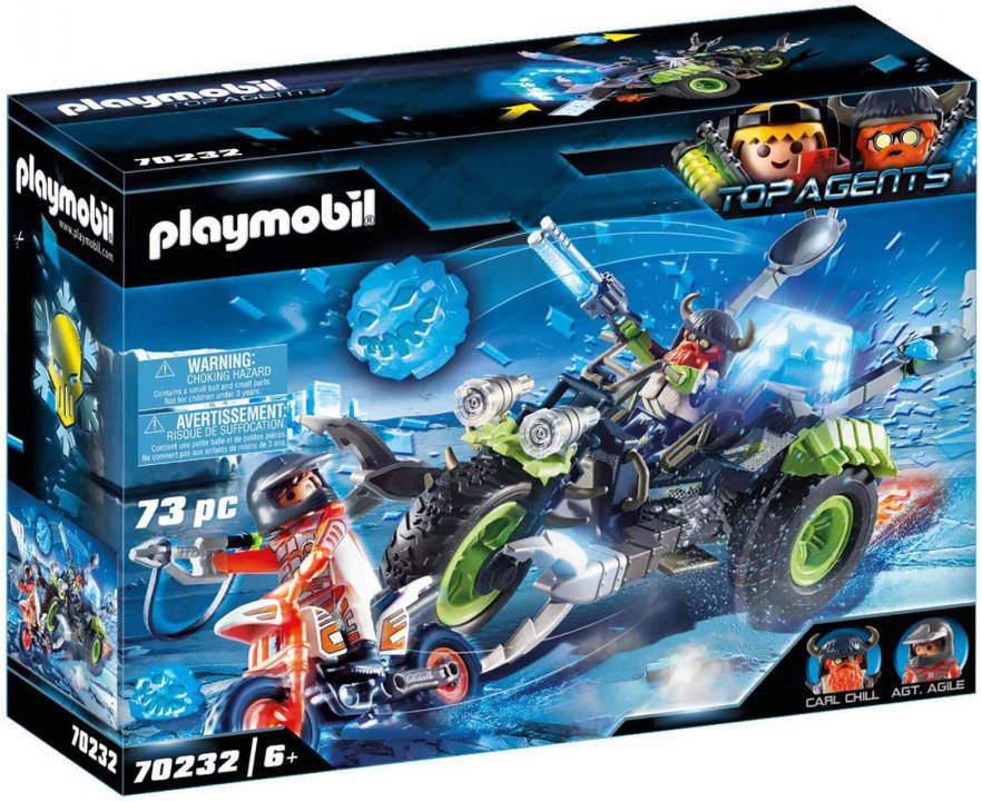 PLAYMOBIL Top Agents Arctic Rebels Sneeuwtrike(70232)73 delig